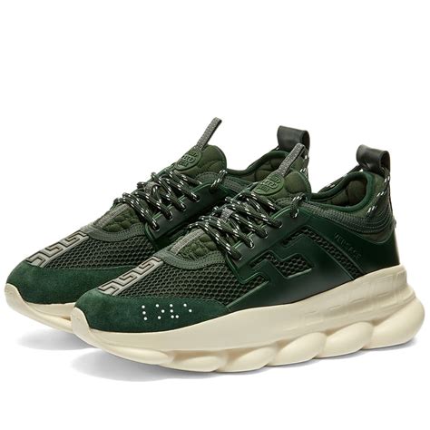 versace chain react green|versace chain reaction twill.